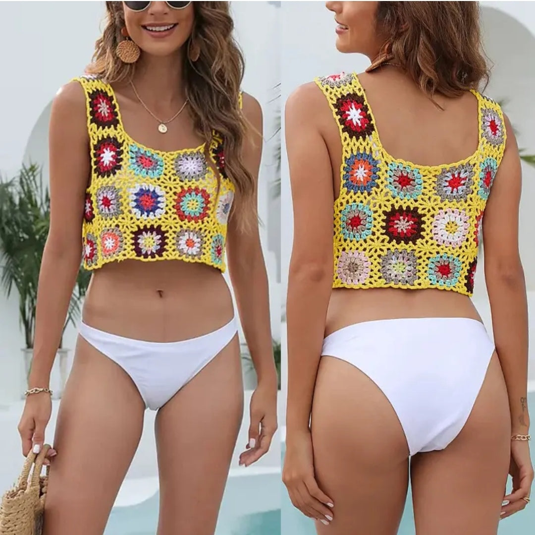 Unique Handmade Crochet Set of One Piece