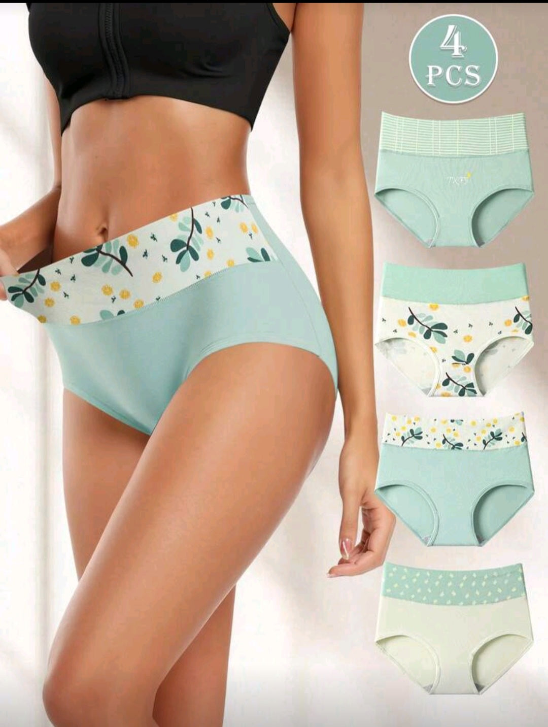 High Waist Cotton Panties / LEMONS