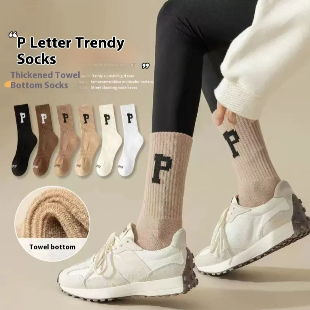 C&P Trendy Korean Street Fashion Socks