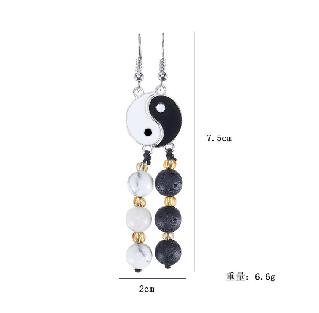 TAI CHI Alloy Drop Earring