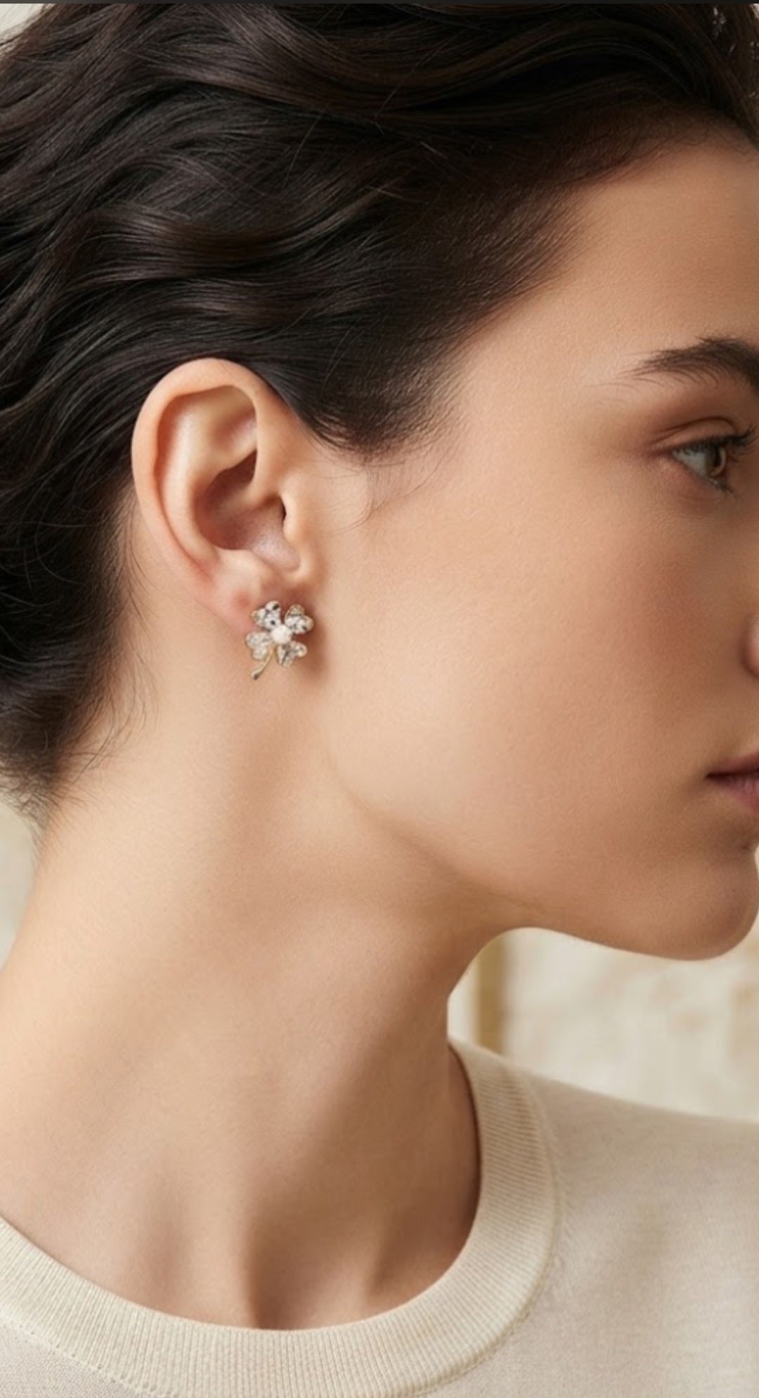The Heritage Four Leaf Earring