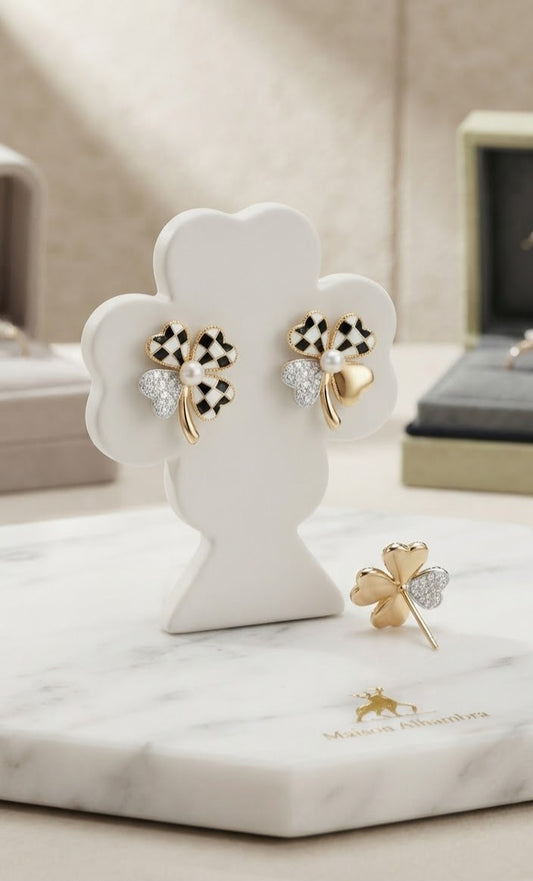 The Heritage Four Leaf Earring