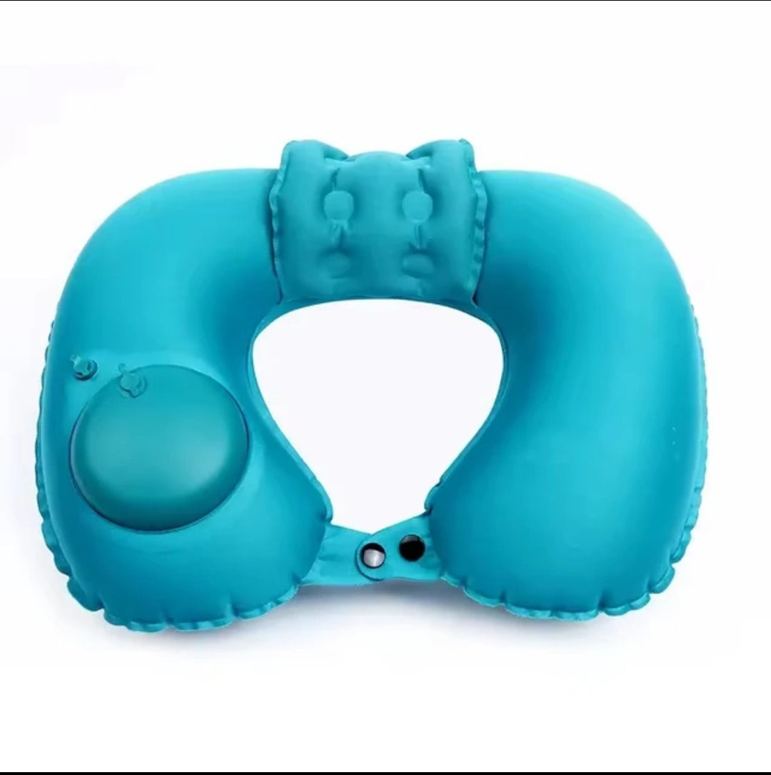 INFLATABLE PILLOW WITH NECK SUPPORT