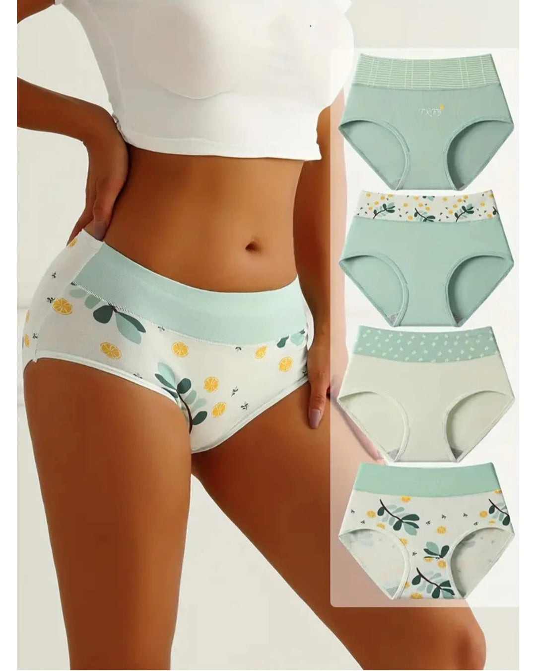 High Waist Cotton Panties / LEMONS
