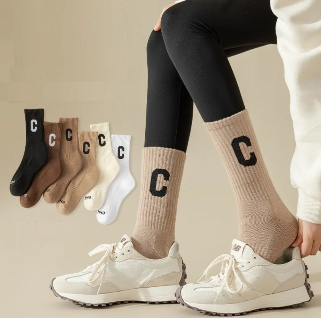 C&P Trendy Korean Street Fashion Socks