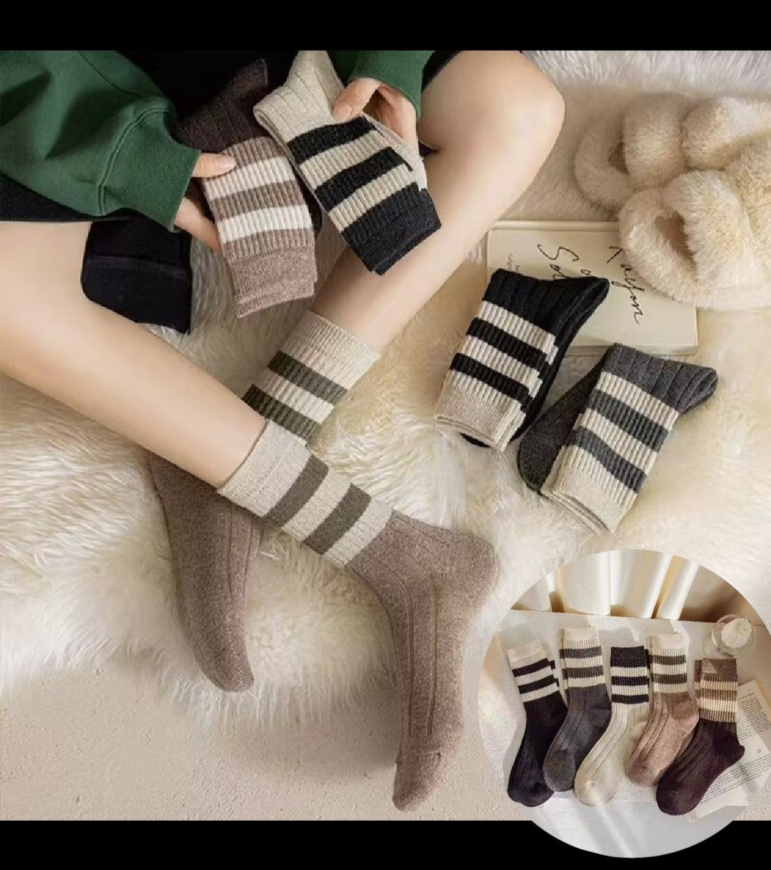 Mid-Calf Winter Classic Sock