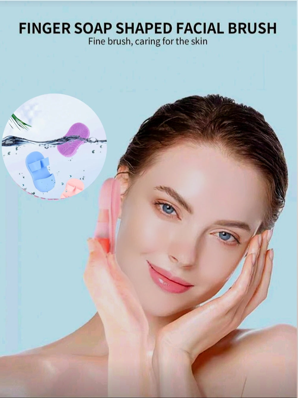 Medical Silicone Face Finger Brush