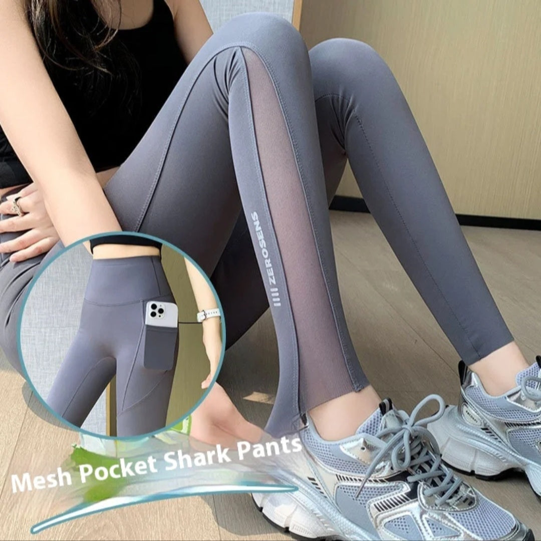 Shark Pant Mesh Pockets Style