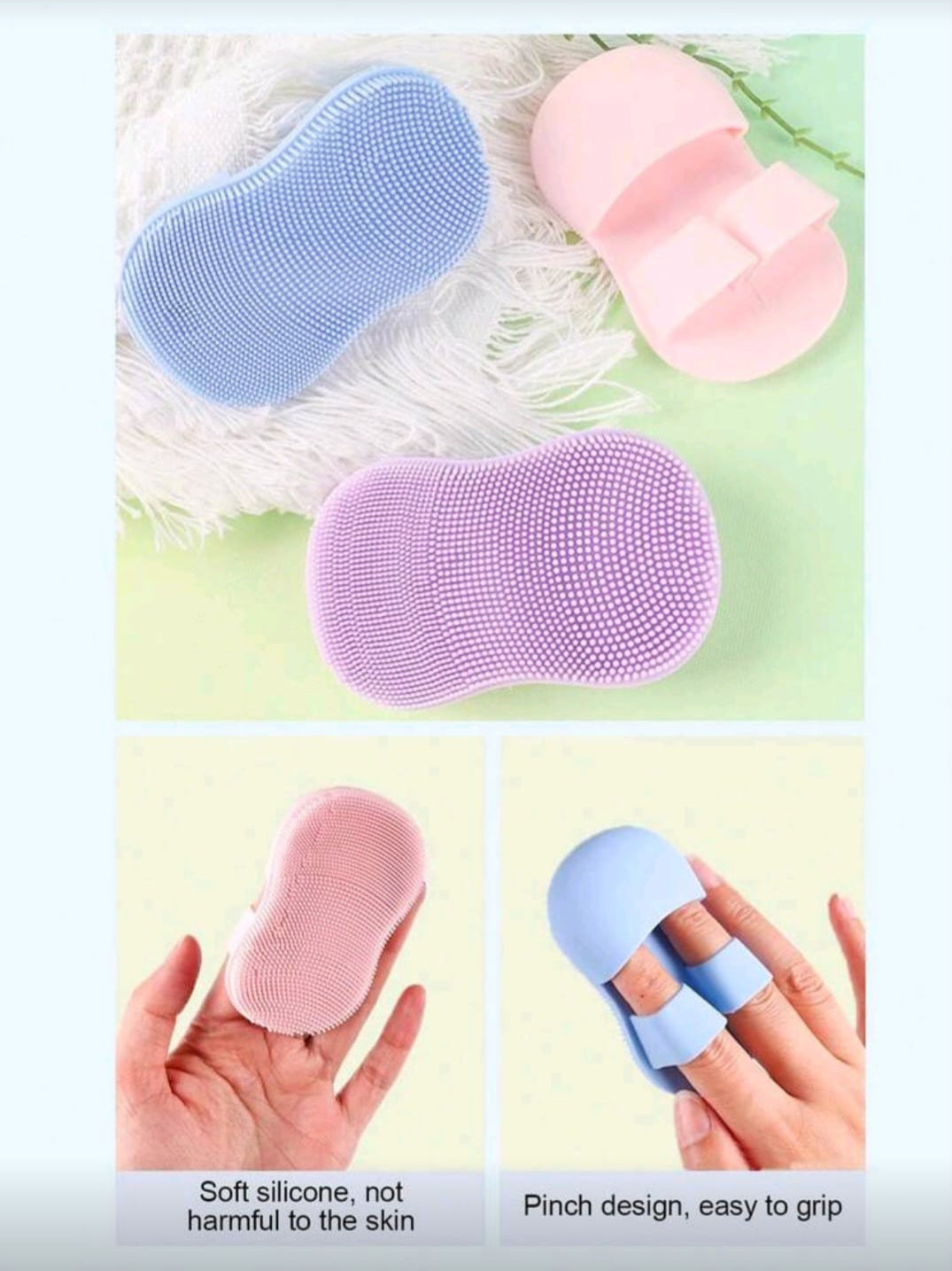 Medical Silicone Face Finger Brush