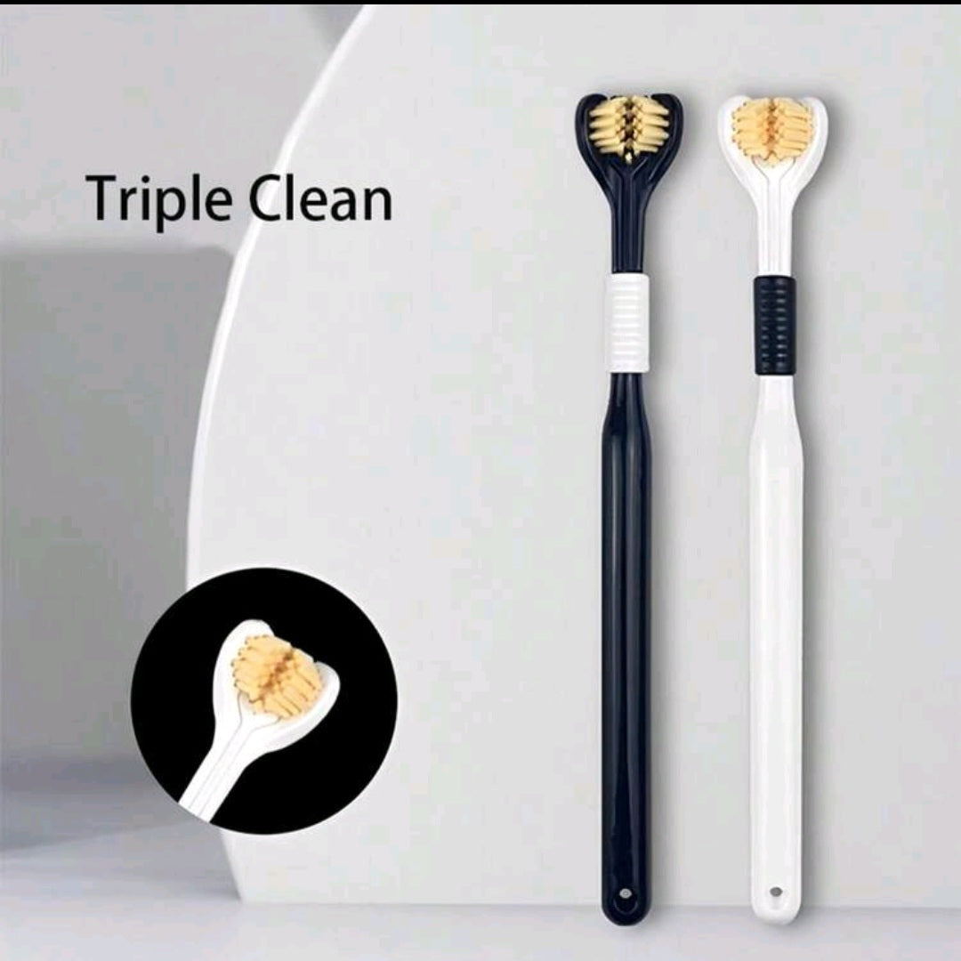 3D Manual Toothbrush & Tongue Cleaner