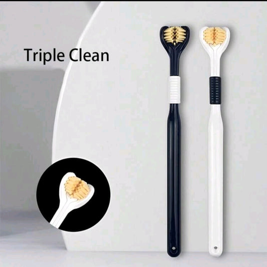 3D Manual Toothbrush & Tongue Cleaner