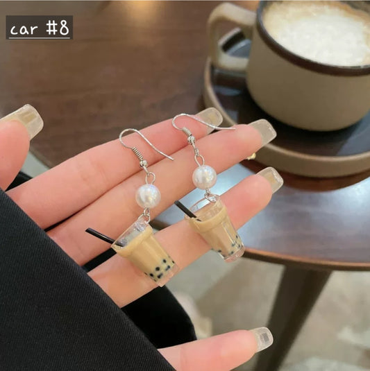 Pearl Milk Cappuccino Earring