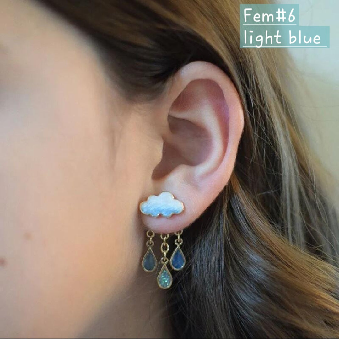Cloud Raindrops Earrings