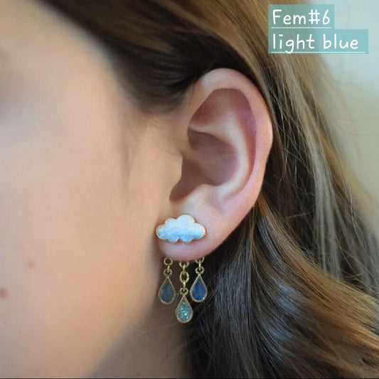 Cloud Raindrops Earrings
