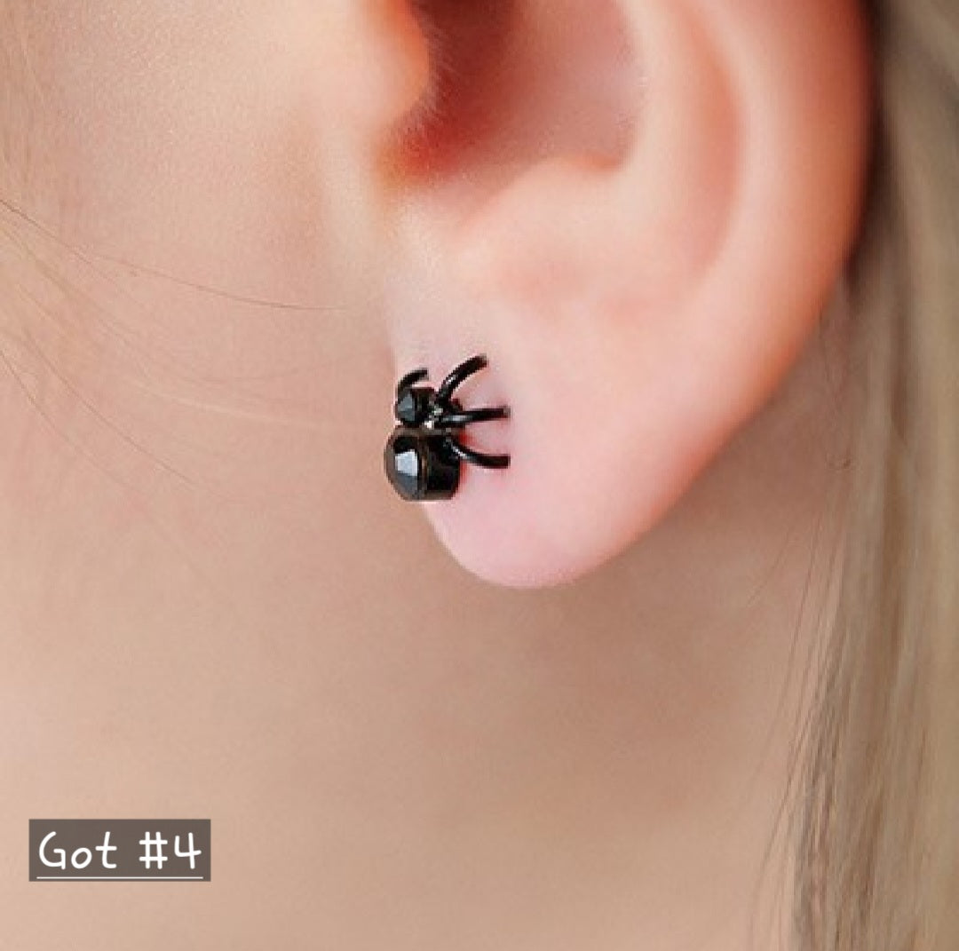 Crystal Black Little Spider