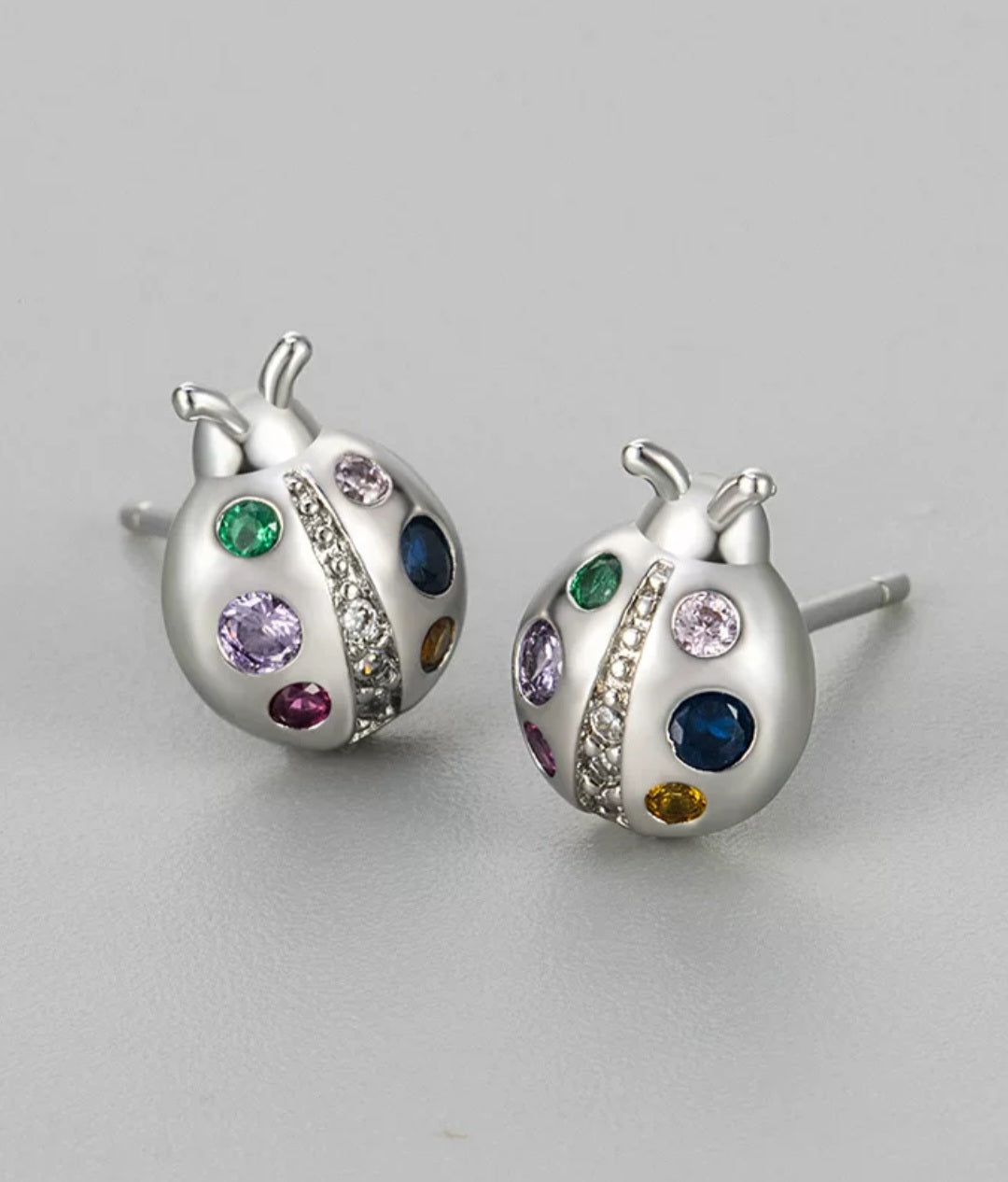 Seven Star Ladybug Earring