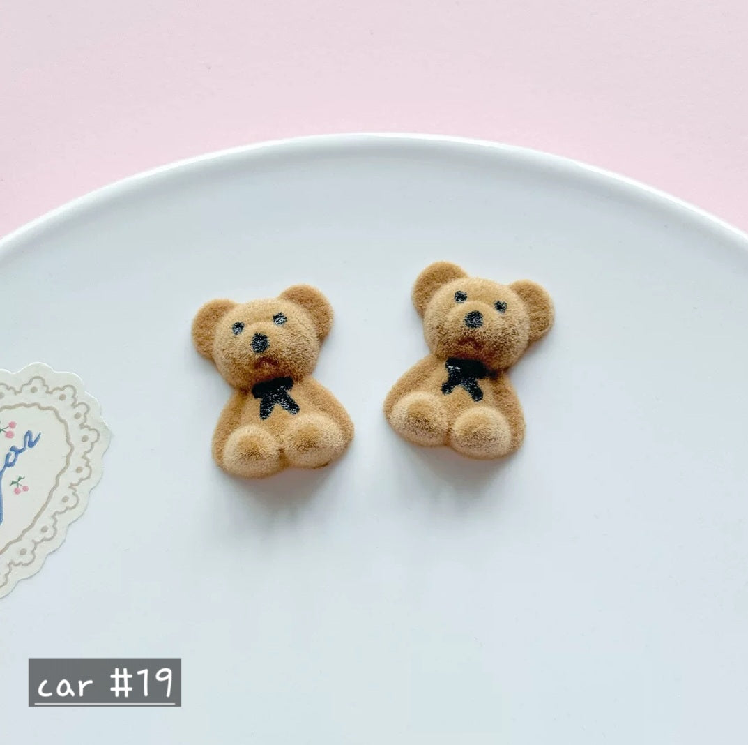 Full Body Cute Teddy Bear Earrings