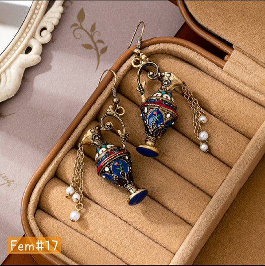 ALADDINS Ancient Lamp Earring