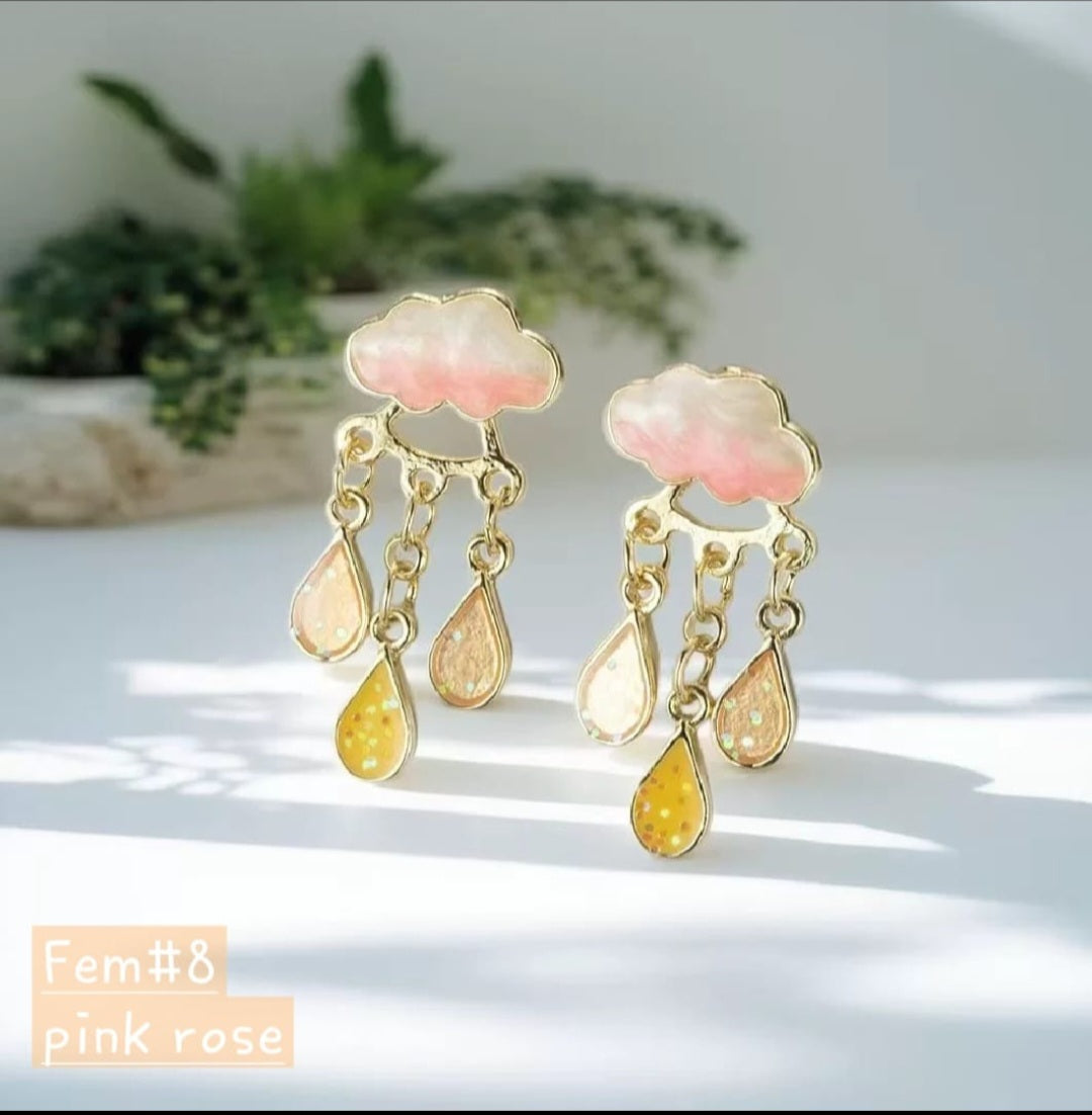 Cloud Raindrops Earrings