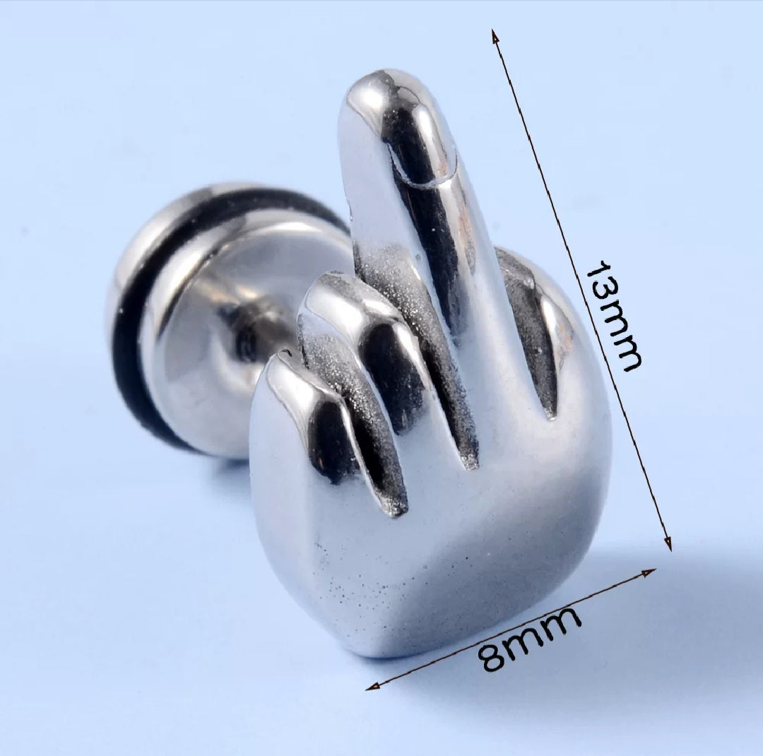 Middle Finger Earrings