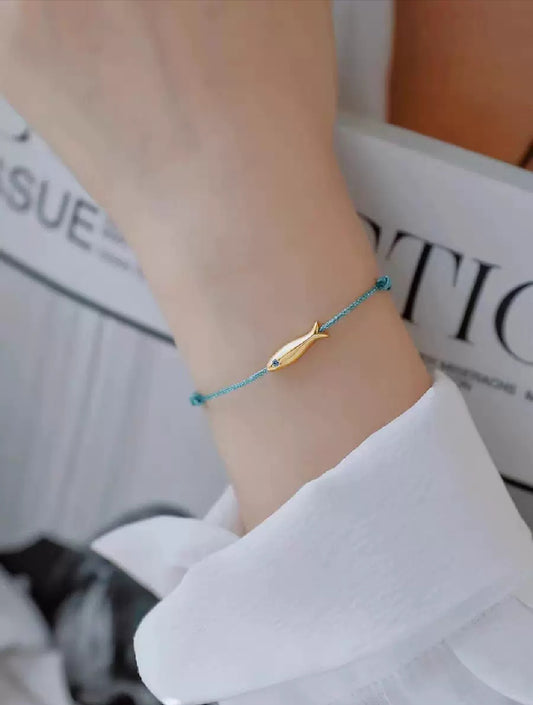 The Teal Ocean Charm Bracelet & Anklet