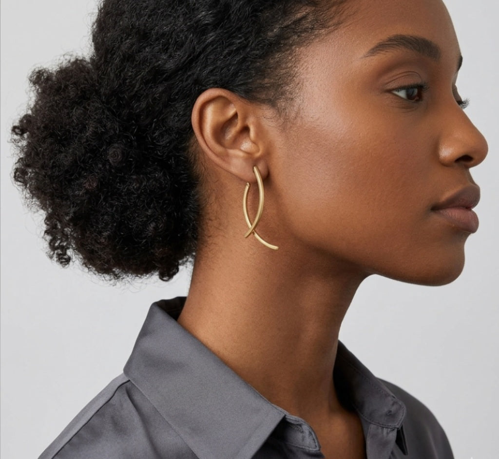 The Ultimate Minimalist "X" Studs Earrings