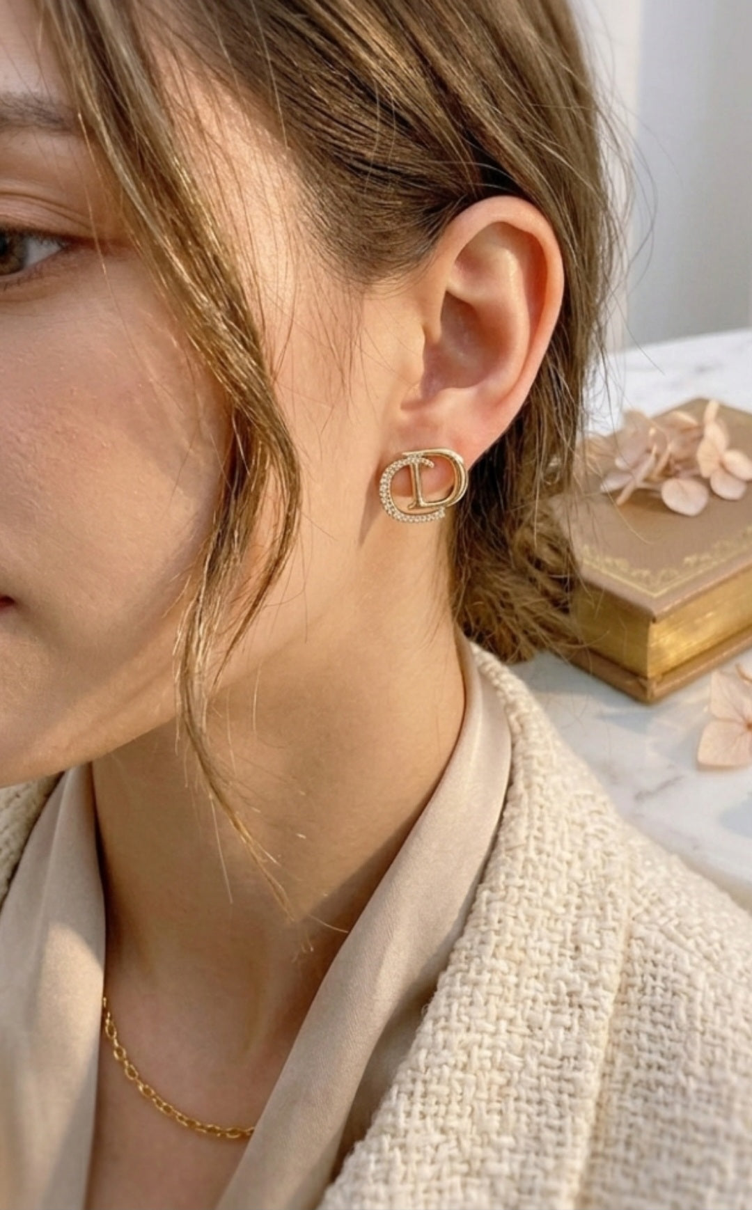 The "Duo-D" CHRISTIAN DIOR Earrings