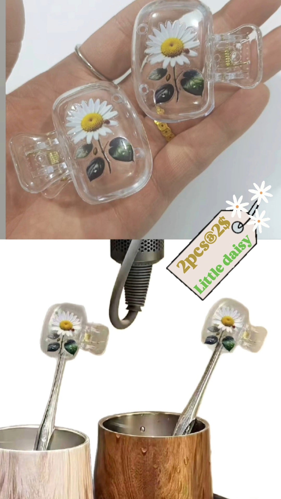 Unique Clear Claw Toothbrush Clips Protectors