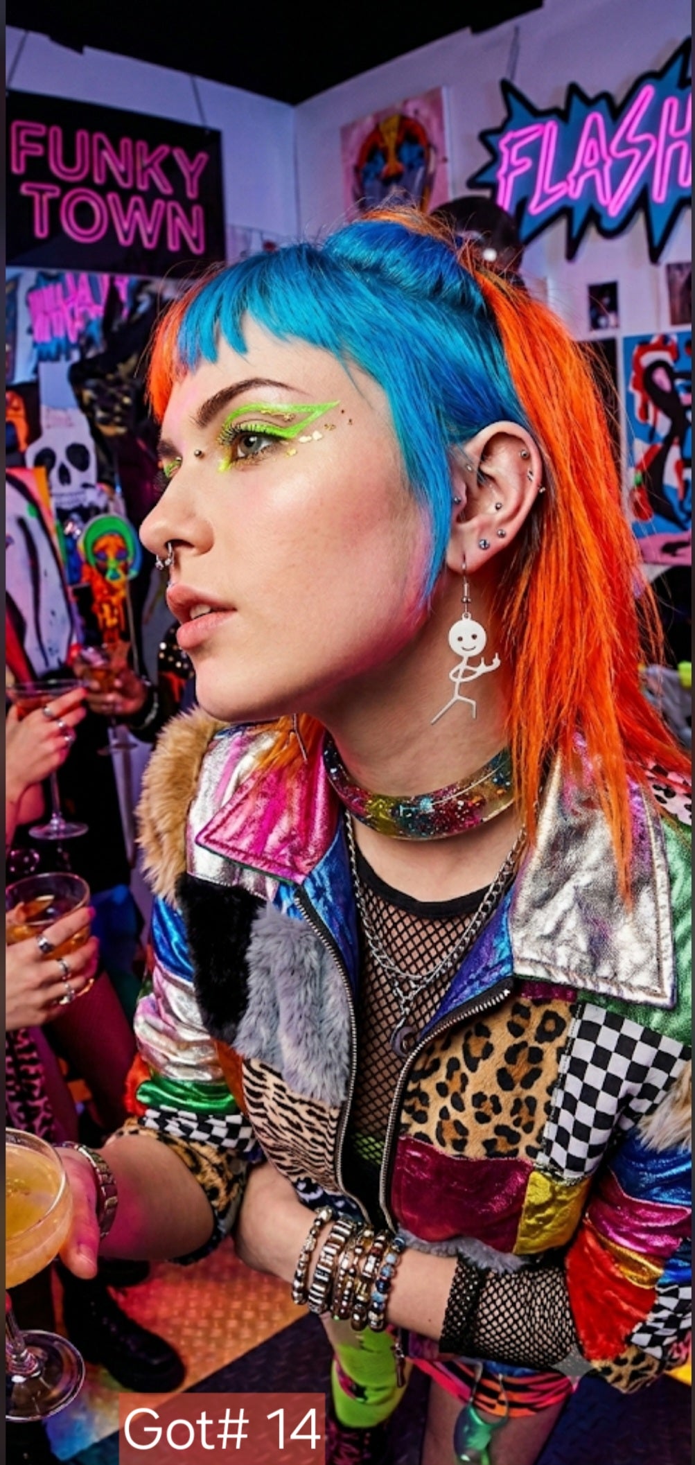 Smiling Outside . . . . Sassy Inside Earrings