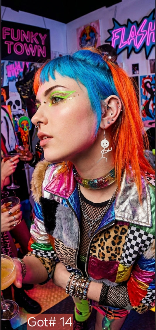 Smiling Outside . . . . Sassy Inside Earrings