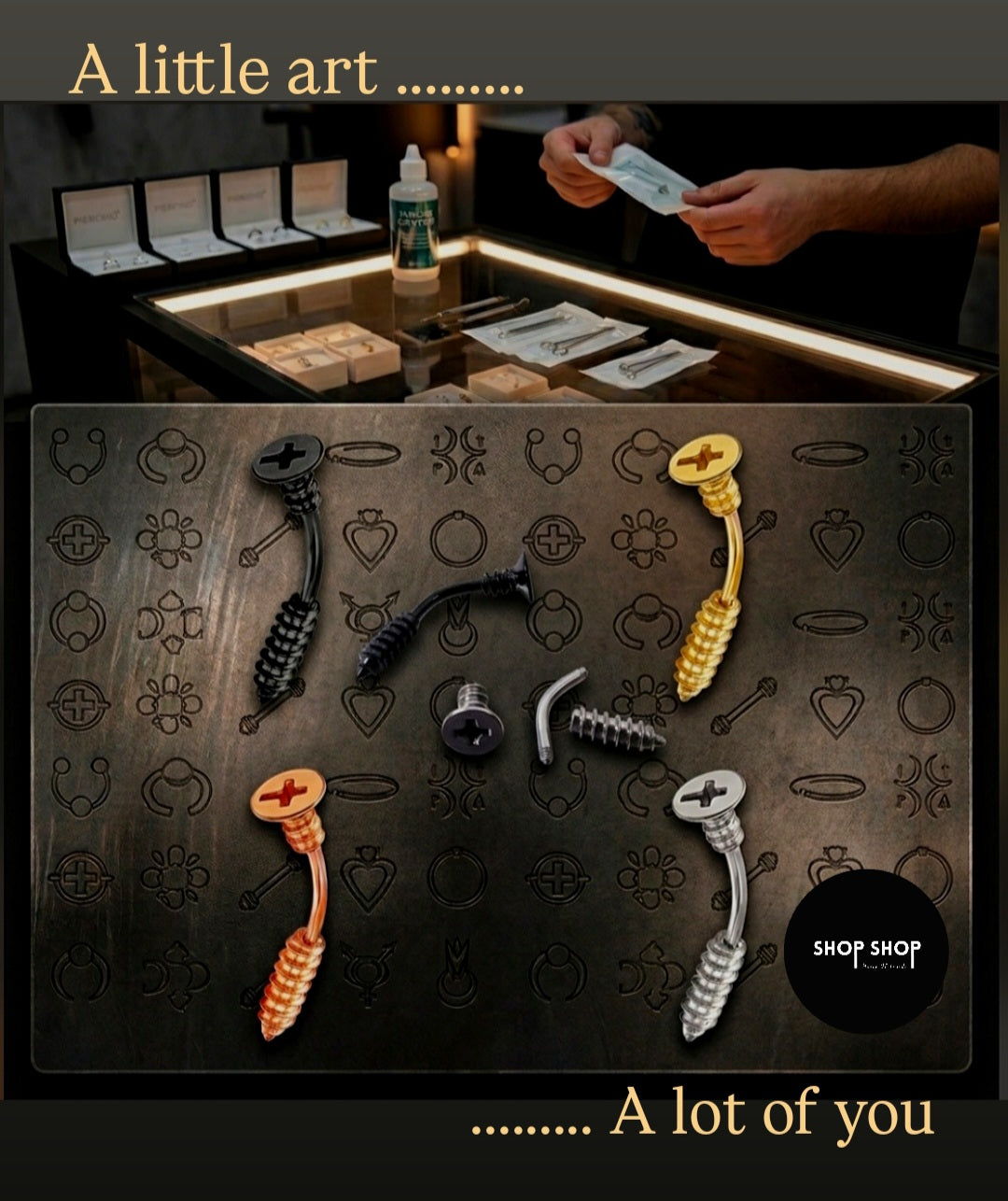 "Nailed That Look" . . . . Piercing