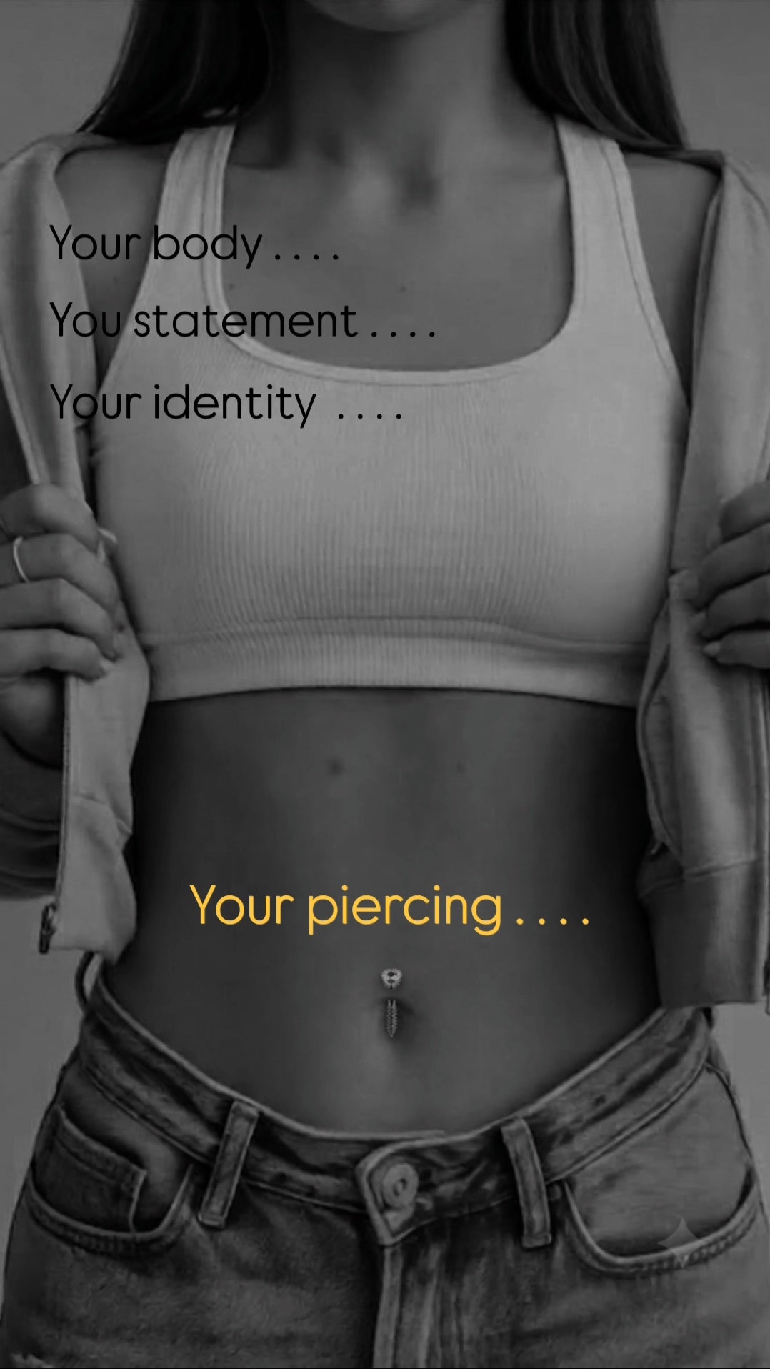 "Nailed That Look" . . . . Piercing