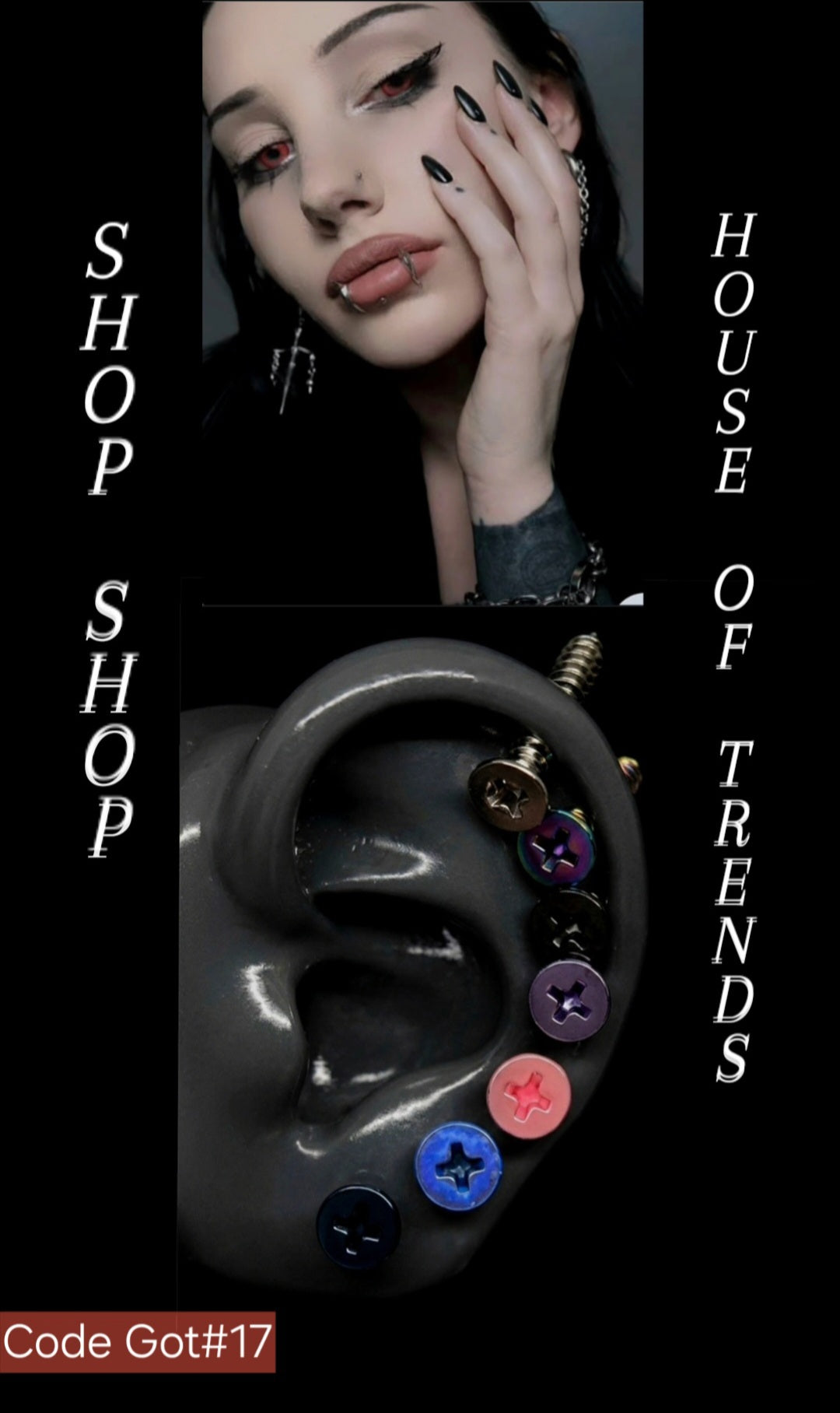 Nailed To The Max Earrings . . . .
